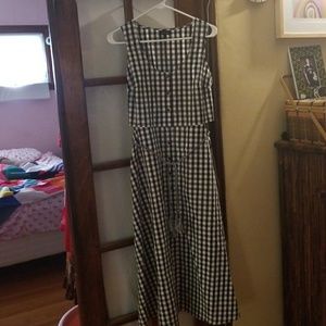 Who what wear checkered dress medium