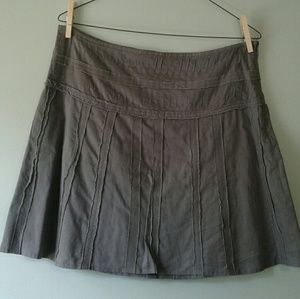 Prana pintuck ruffle skirt