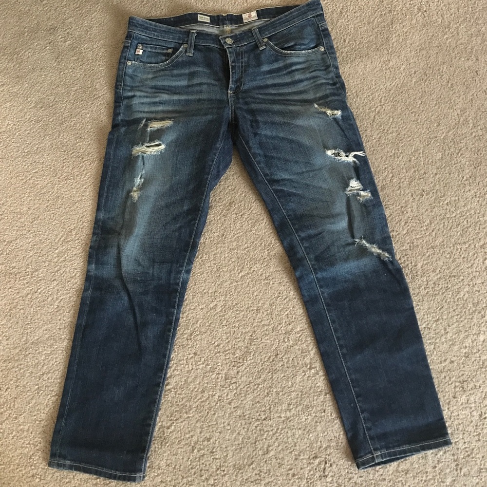 AG stilt crop jeans