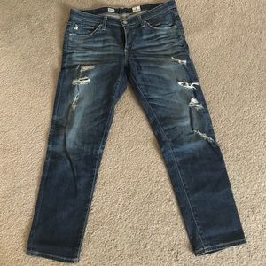 AG stilt crop jeans