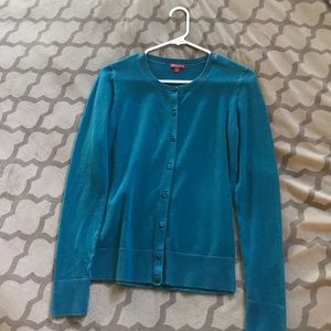 Teal cardigan