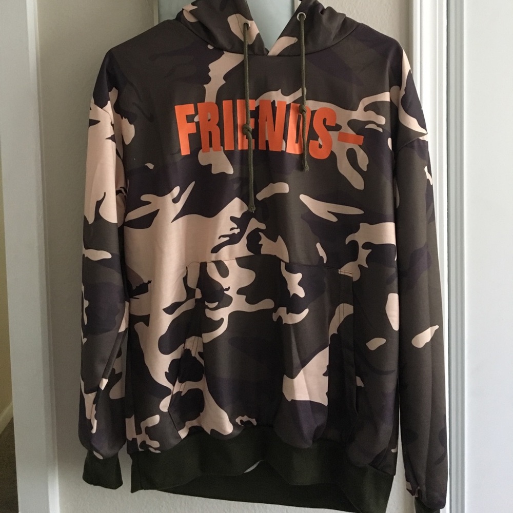Vlone friends camo hoodie