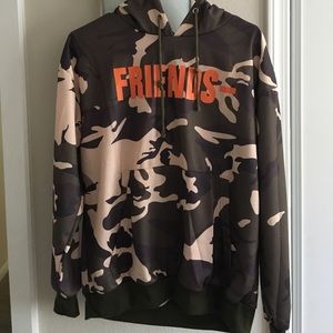 Vlone friends camo hoodie