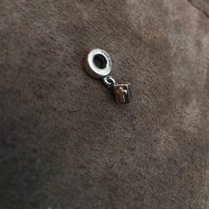 Pandora Bible Cross silver gold charm