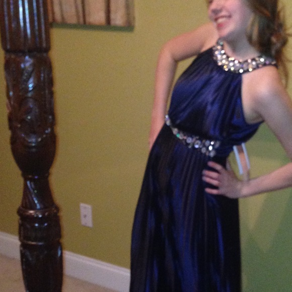 2016 blue Prom dress - Picture 2 of 5