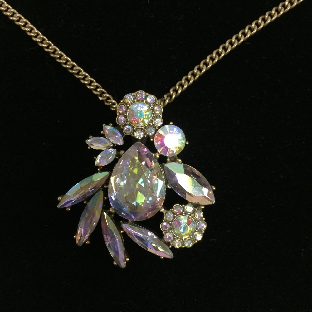 Stunning J Crew Long Multicolor Statement Necklace