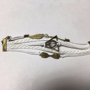 White&Bronze Harry Potter Deathly Hallows Bracelet