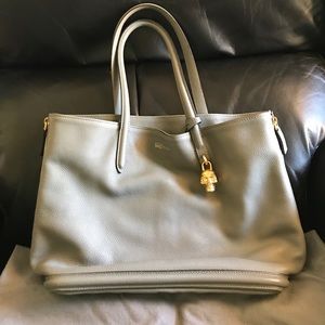 Alexander McQueen grey handbag