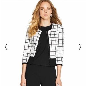 Windowpane Ponte Jacket