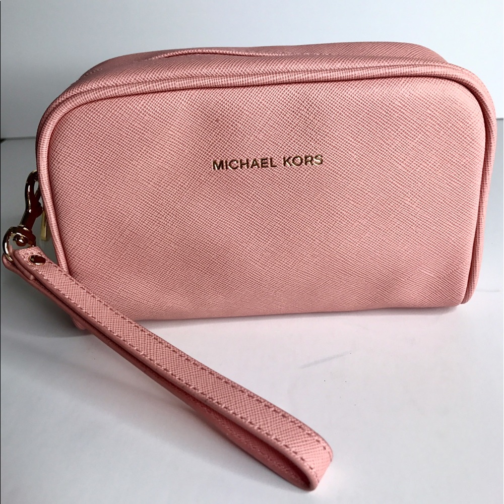Michael Kors MK Travel Makeup Bag - Pink purse