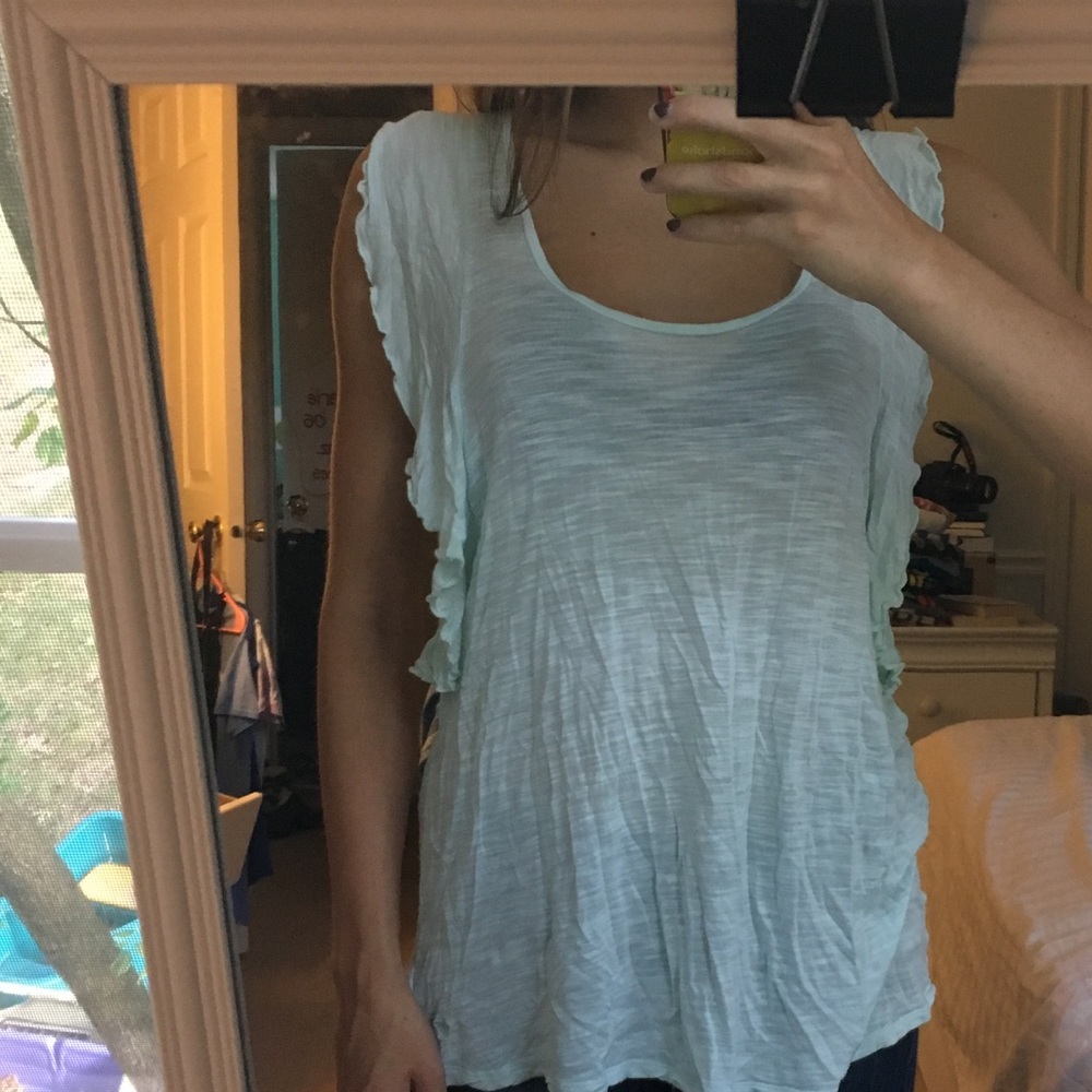 Pale blue Medium American Eagle top