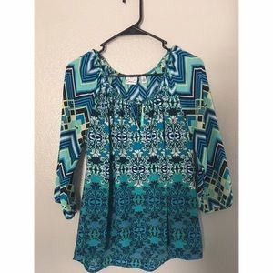 Patterned Blouse