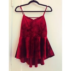 Red Velvet Tank Top