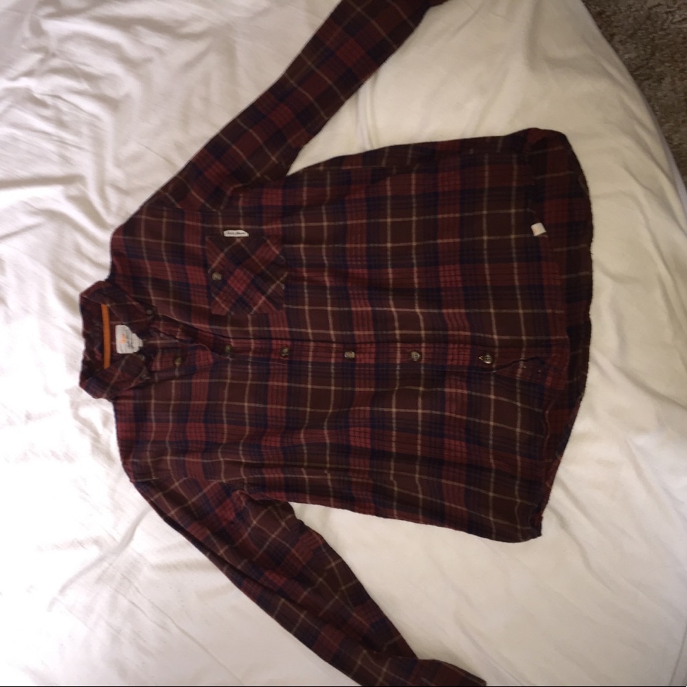 Red and blue flannel