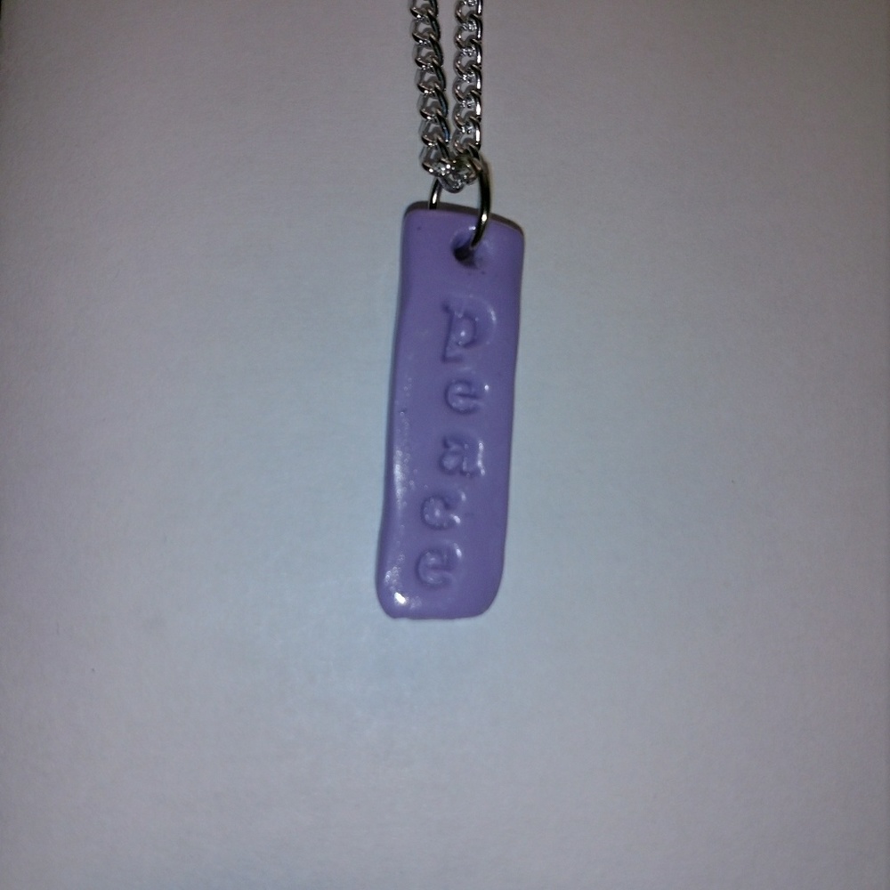 Custom made pendant and chain.