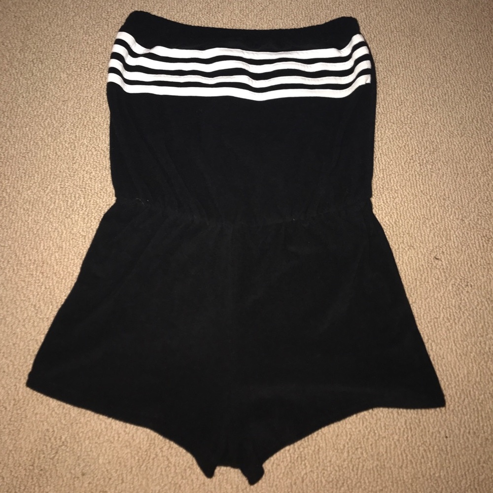 Garage Black and White Romper