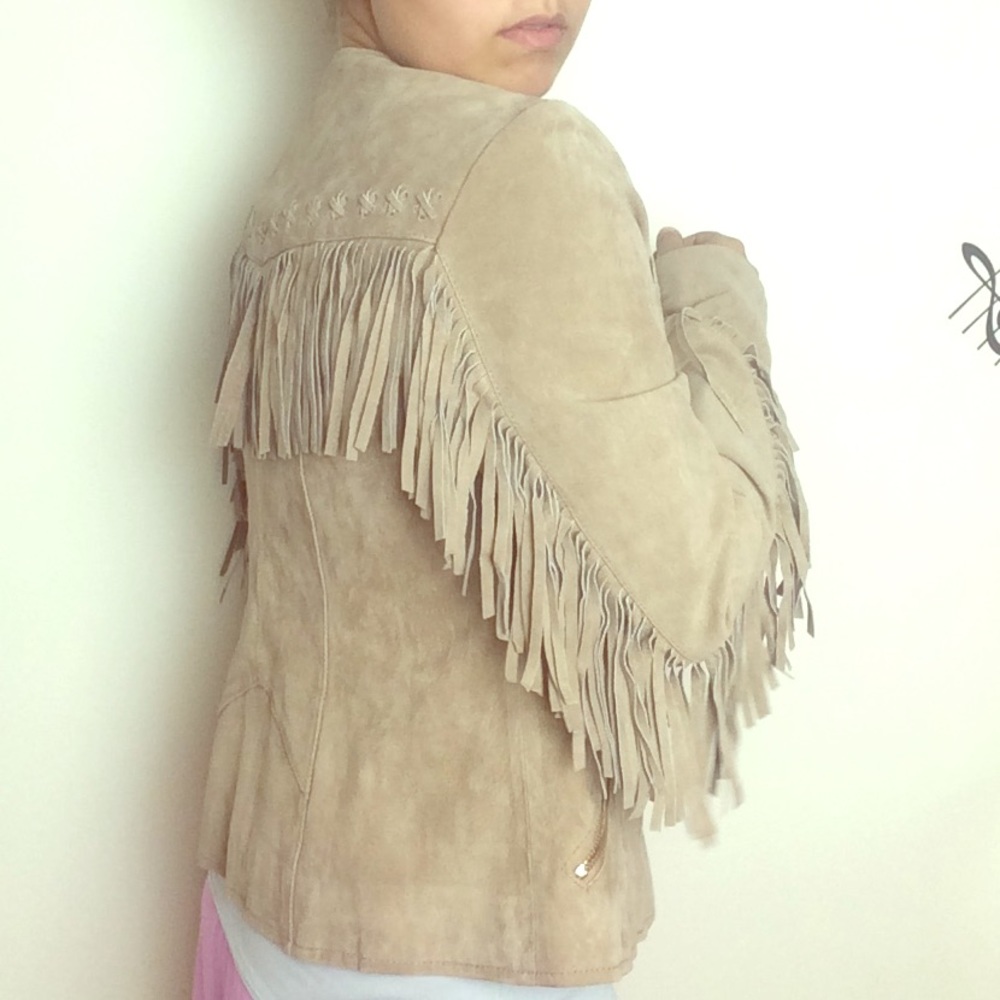 Jessica Simpson Leather Jacket- size S
