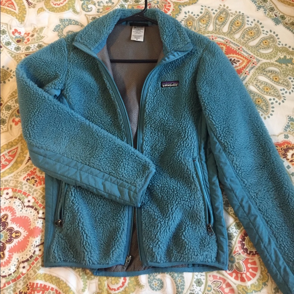 Women's Patagonia fleece zip up sweatshirt