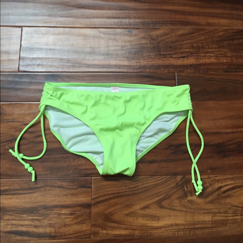 Justice Yellow/ Green Swimsuit Bottoms.