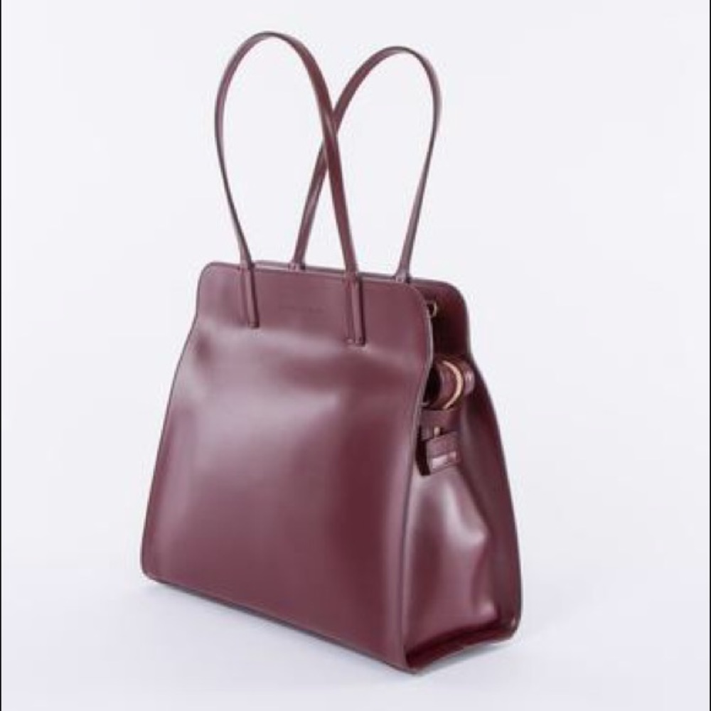 Creatures of Comfort Leather Square Satchel