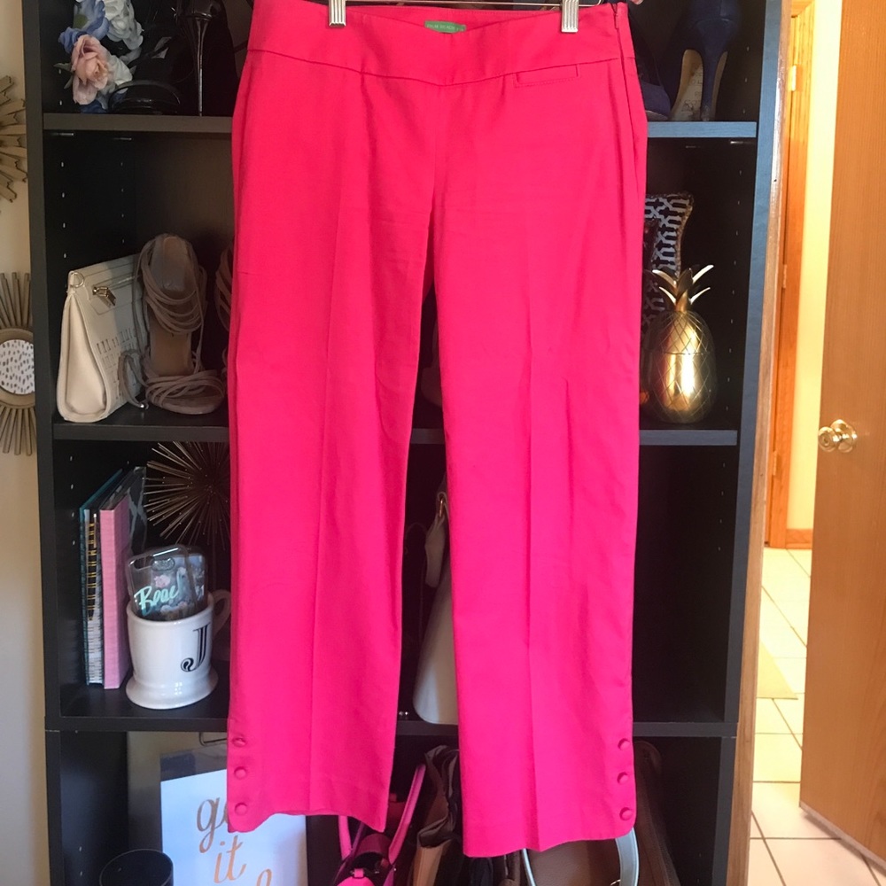 Lilly Pulitzer Pink Crop pants