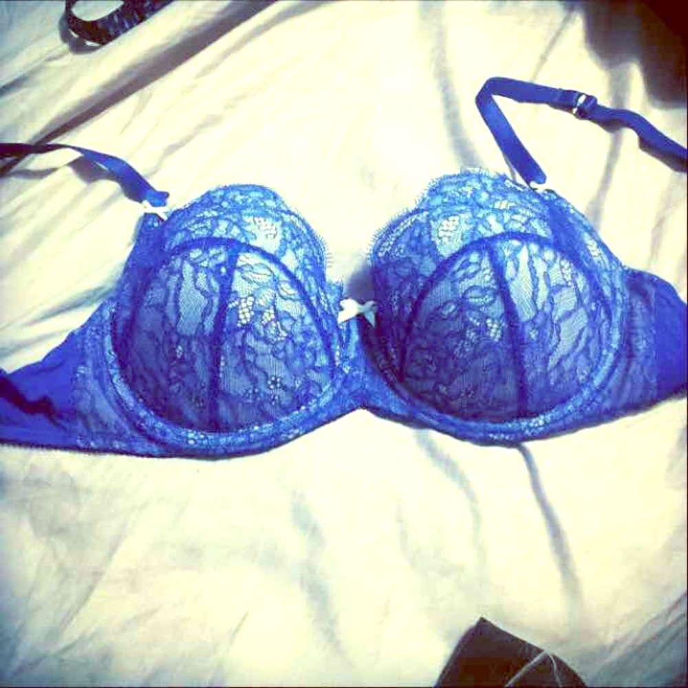Cute blue bra