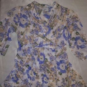 Ann Taylor Loft three-quarter sleeve blouse