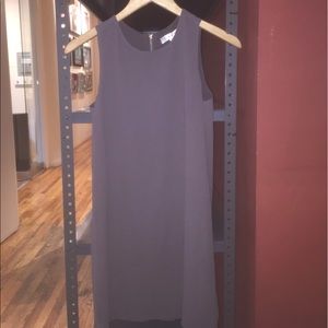 Simple Grey Sleeveless Dress