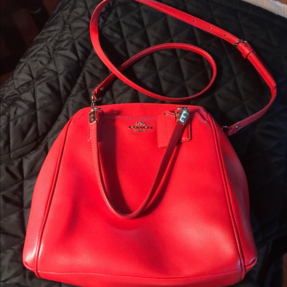 Red Coach Purse
