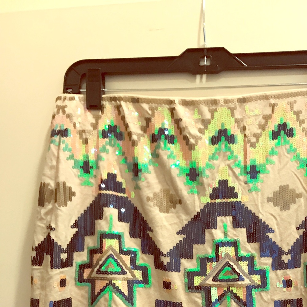 Express sequined skirt