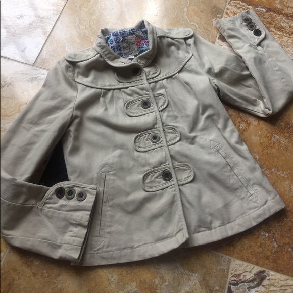 Tulle modern military cut fully lined 100% cotton - Picture 2 of 7