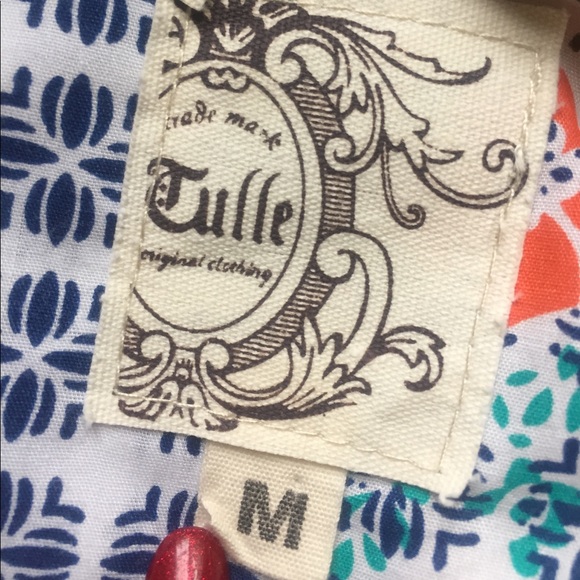 Tulle modern military cut fully lined 100% cotton - Picture 4 of 7