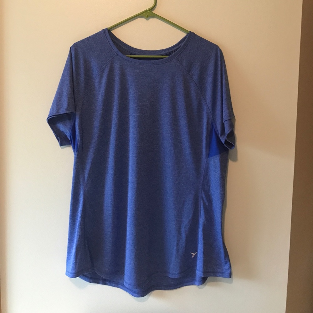 Blue old navy workout top