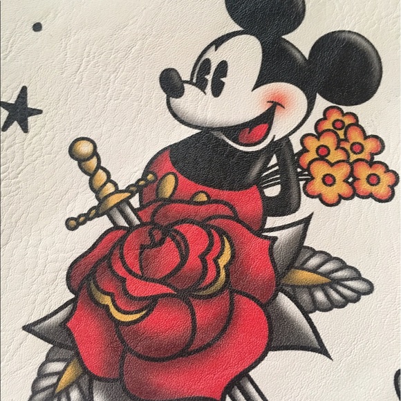 NWT 
Loungefly MICKEY ❤️TRUE LOVE❤️ TATTOO tote - Picture 6 of 8