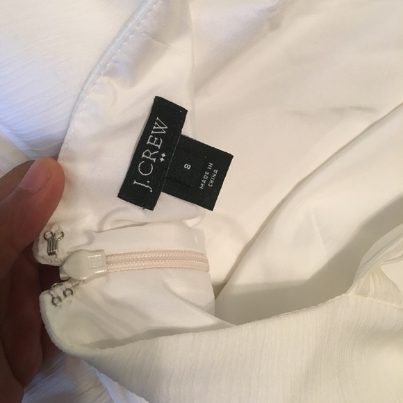 SALE! J. Crew Factory Ivory Halter Dress - Picture 3 of 4