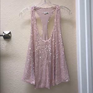 ❌SOLD❌Sequin racerback top