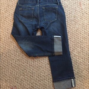 Banana Republic denim crops size 4
