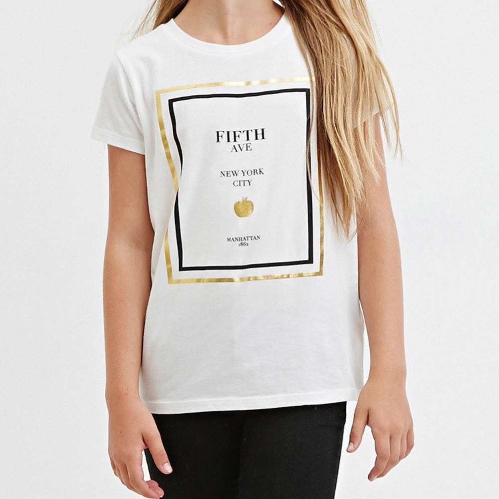 {3 for $20} Forever 21 Girls White Tee