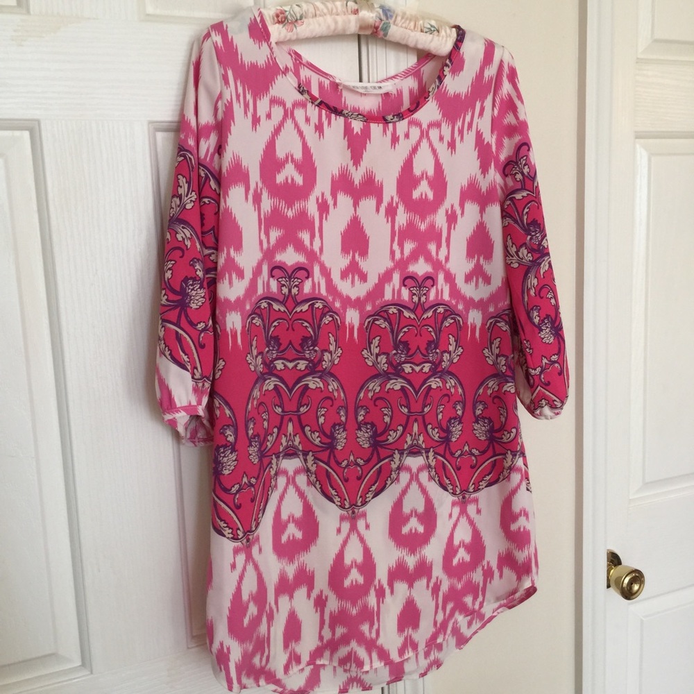 Peach Love Cream brand Pink Top Boutique Style
