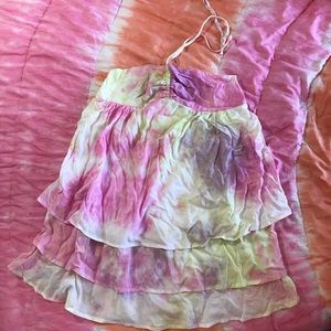 Tie dye flowy sun dress