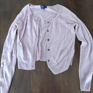 American eagle pink cardigan