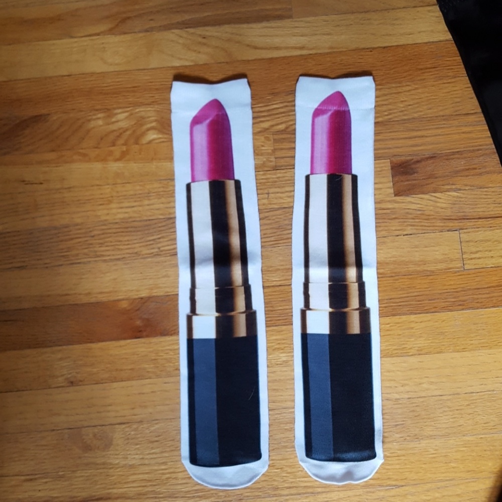 Super Trendy Lipstick Socks