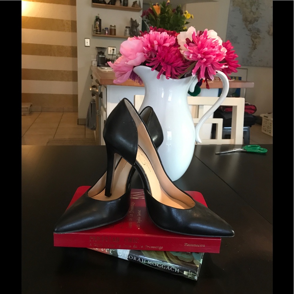 Jessica Simpson 'Claudette' Half d'Orsay Pump