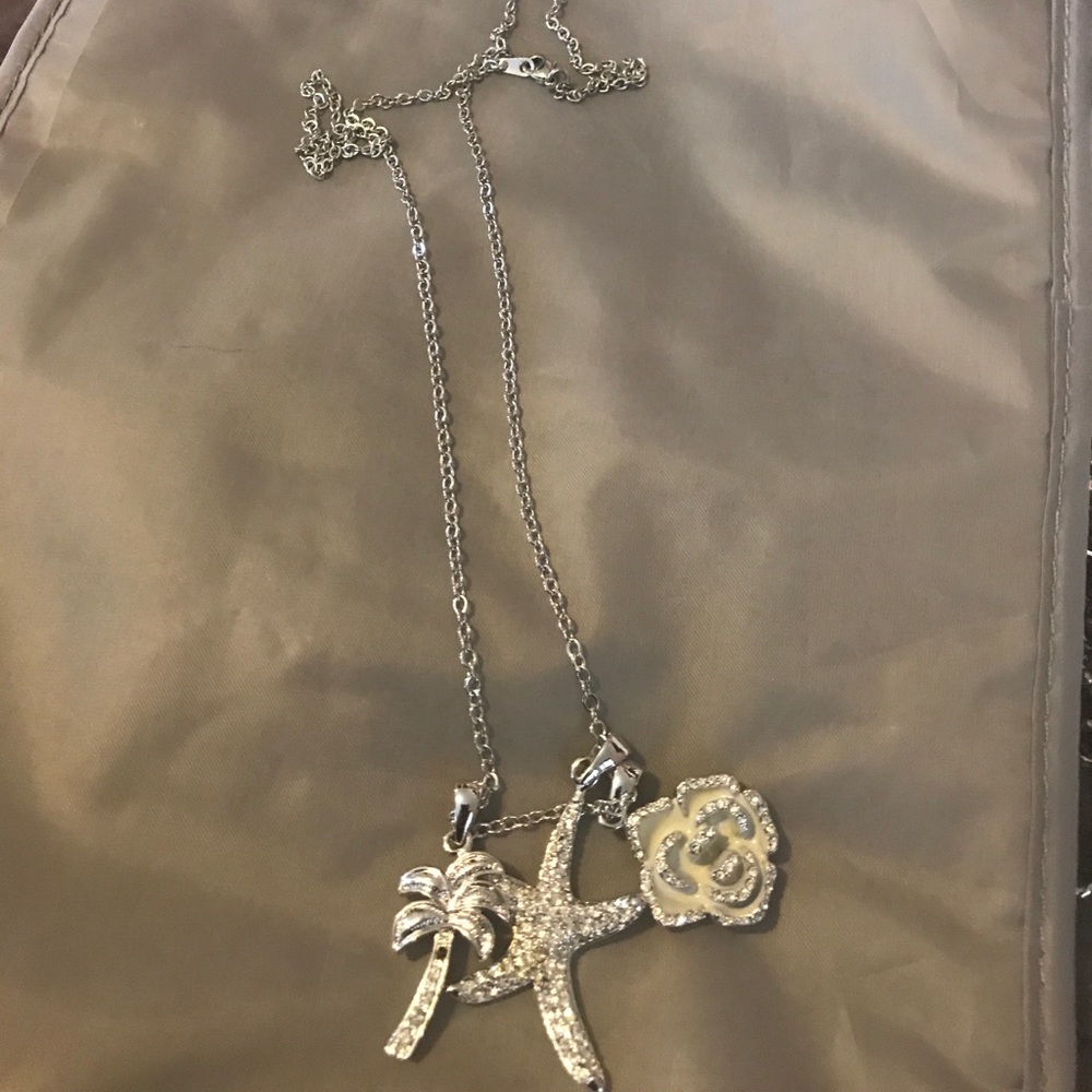 Park lane long charm necklace