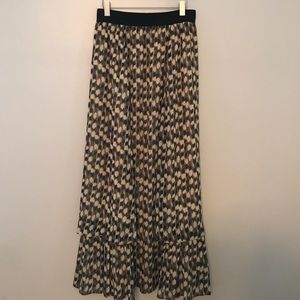 ANTONIO MELANI Maxi skirt with elastic band