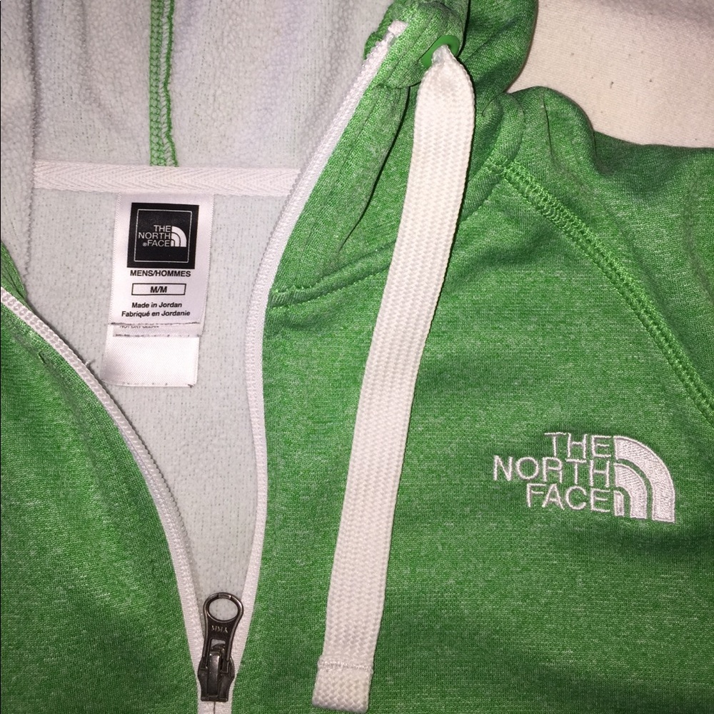 Green Northface Full zip hoodie - Picture 2 of 2