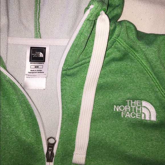Green Northface Full zip hoodie - Picture 2 of 2