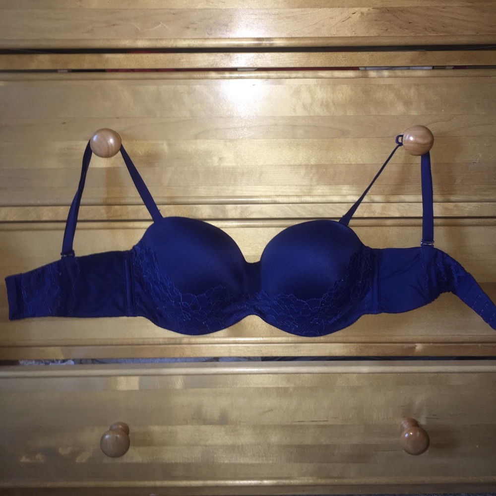Navy Blue Removable Straps VS Bra