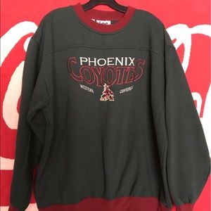 Vintage Phoenix coyotes crew neck sweater