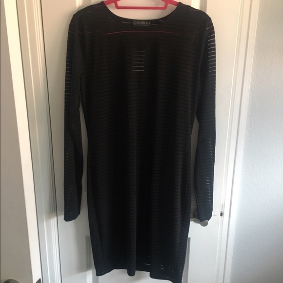 Forever 21 Dresses & Skirts - Forever 21 plus size black long sleeve dress